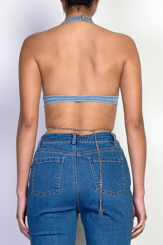 Denim Crop